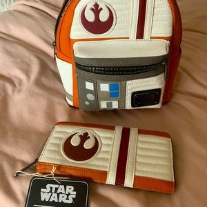 Loungefly x Star Wars mini backpack & wallet
